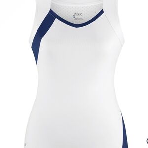 NWT-DUC Wink Women's Tank (Wht/Nvy) Size-Small